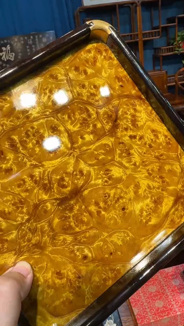 木乌木留疤方形茶盘0000000