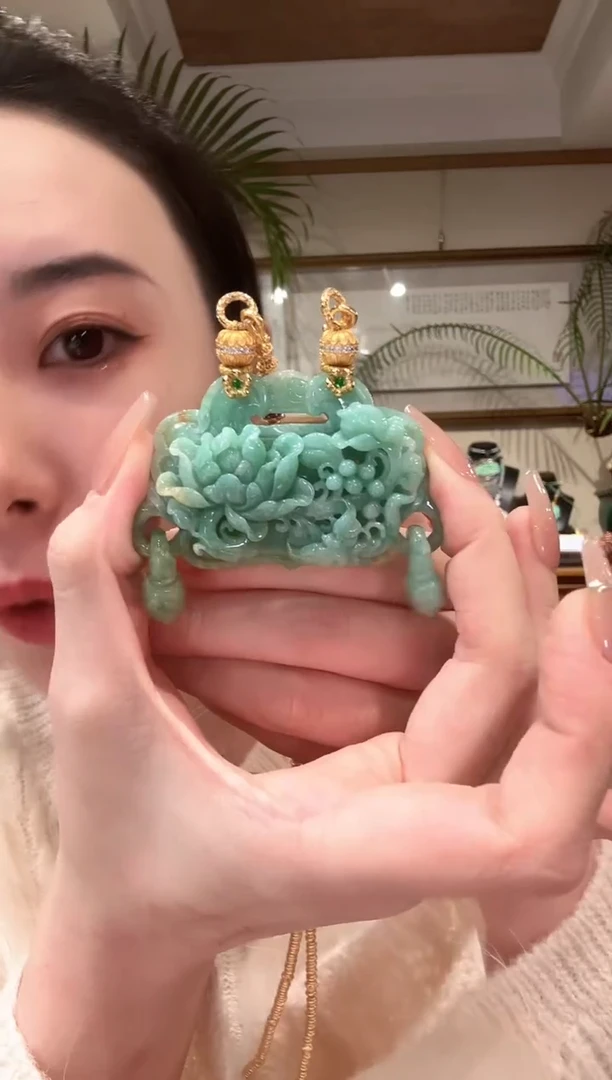 【闪购商品】翡翠颈饰未镶嵌国风