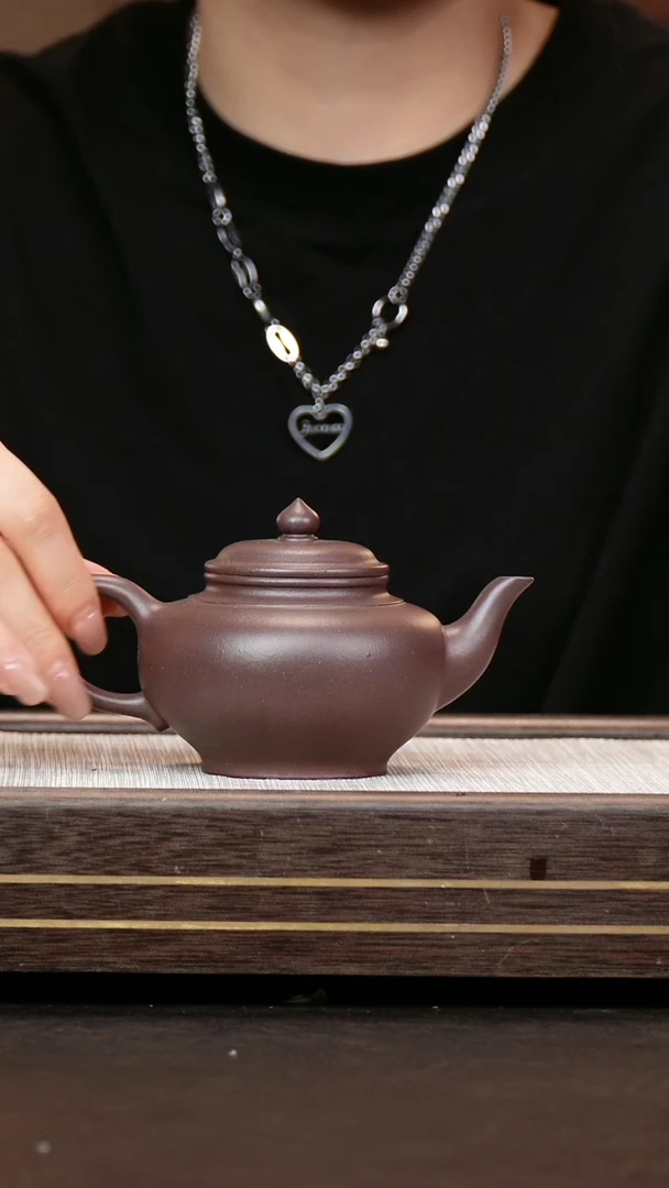 茶壶紫砂四号井底槽清 笑樱壶