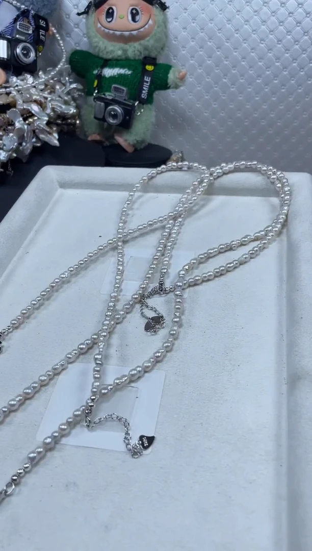 淡水珍珠未镶嵌项链【纯恬珍珠】（多样性发货发一）