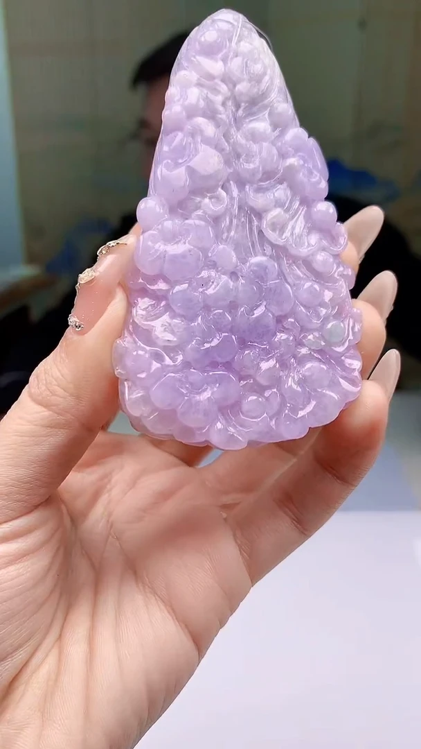 【闪购商品】定制翡翠未镶嵌5152ty-毛货挂件108