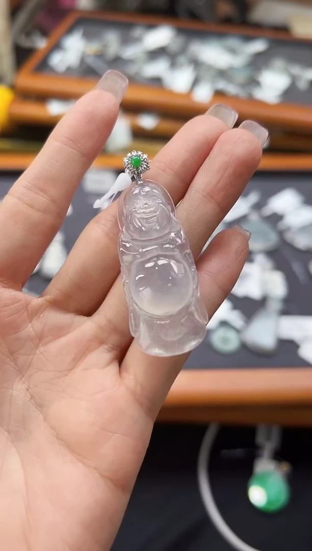 【闪购商品】翡翠颈饰18K金镶嵌DFZ0214-96