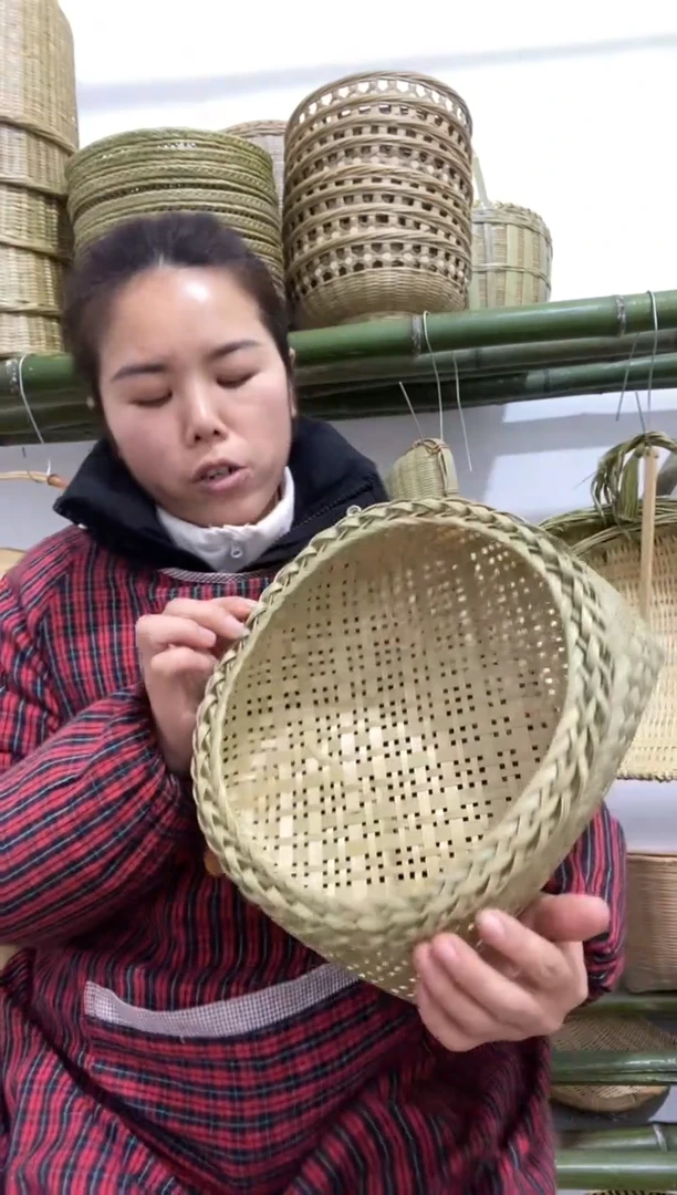 26厘米，双层花边精品水果框茶篮子