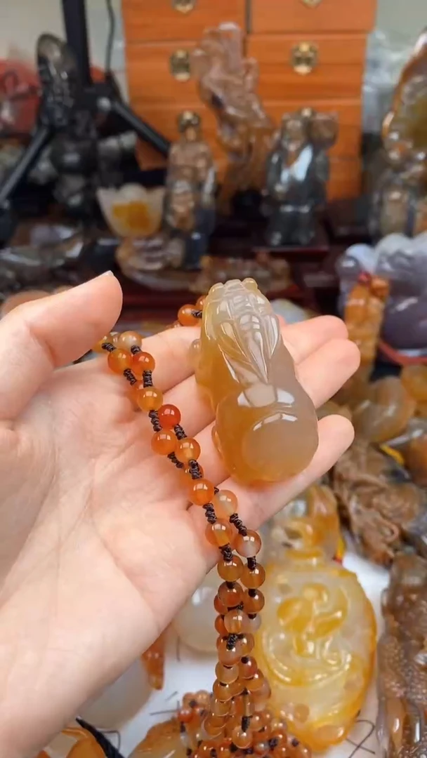 【闪购商品】玛瑙/玉髓颈饰未镶嵌AA