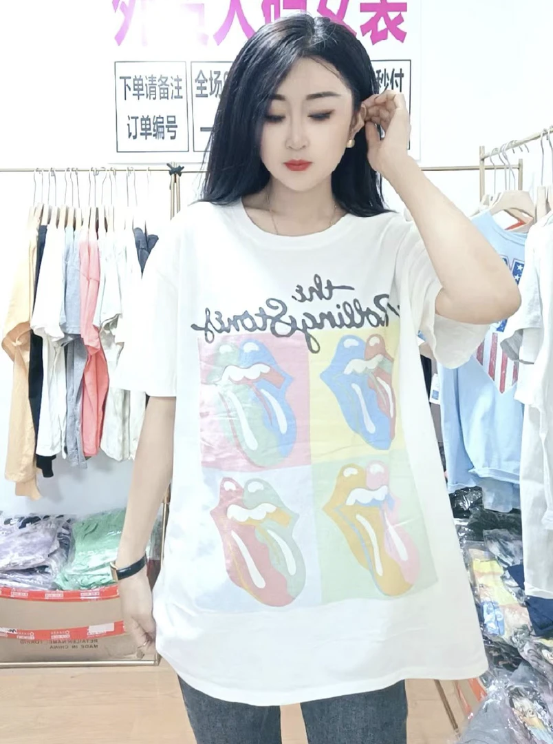 外贸休闲大版女装T恤310