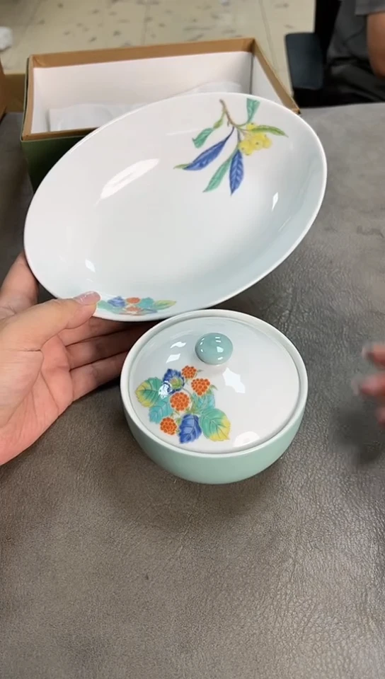 瓷片深川  原盒  瓷器瓷器瓷器