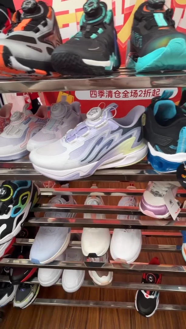 织物安踏儿童女孩35码