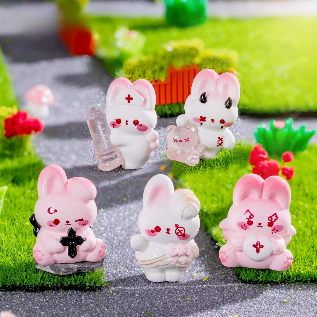 【对对碰】恶魔小兔 卡通DIY小摆件