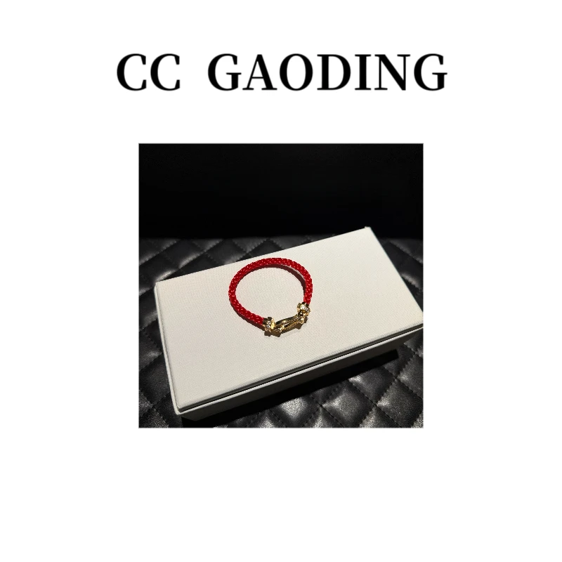 铜合金手链  铜合金手链 （V金）热卖款轻奢高级百搭气质马蹄手绳