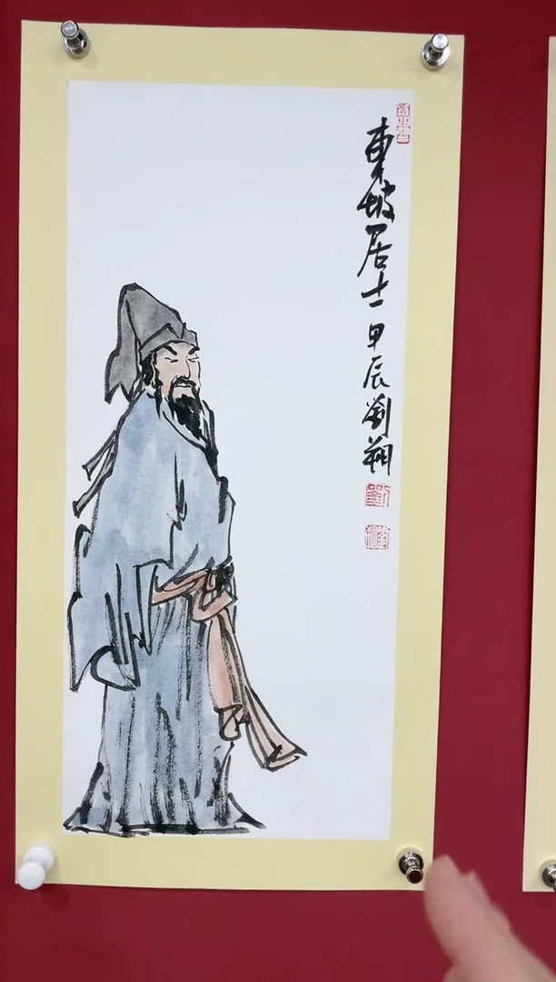 【闪购商品】国画刘朔2平尺卡纸作品   1