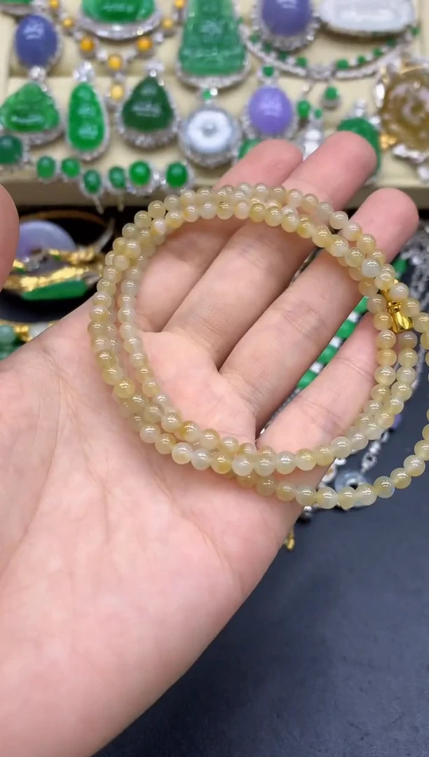 颈饰未镶嵌翡翠158-中国好珍宝