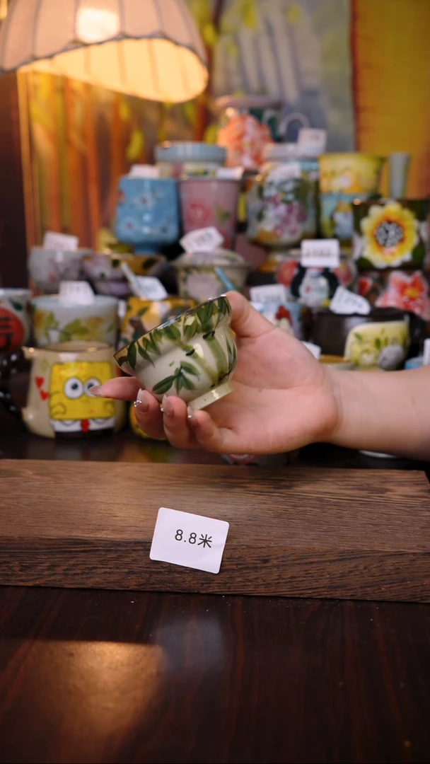 摆件泥垚手作 景德镇手工手绘陶瓷器物
