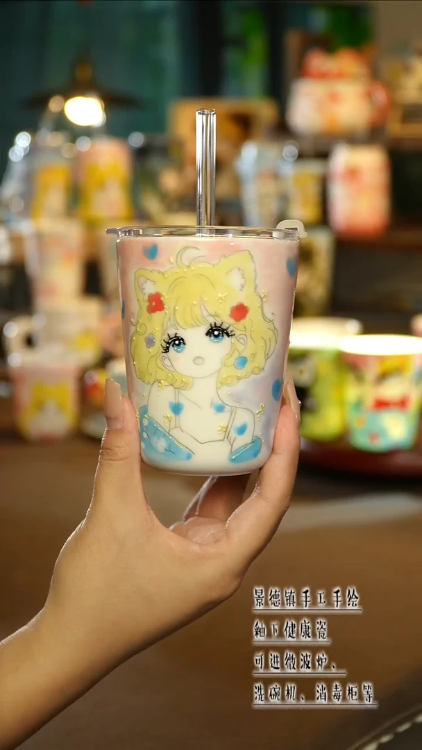 景德镇陶瓷手工手绘&A651