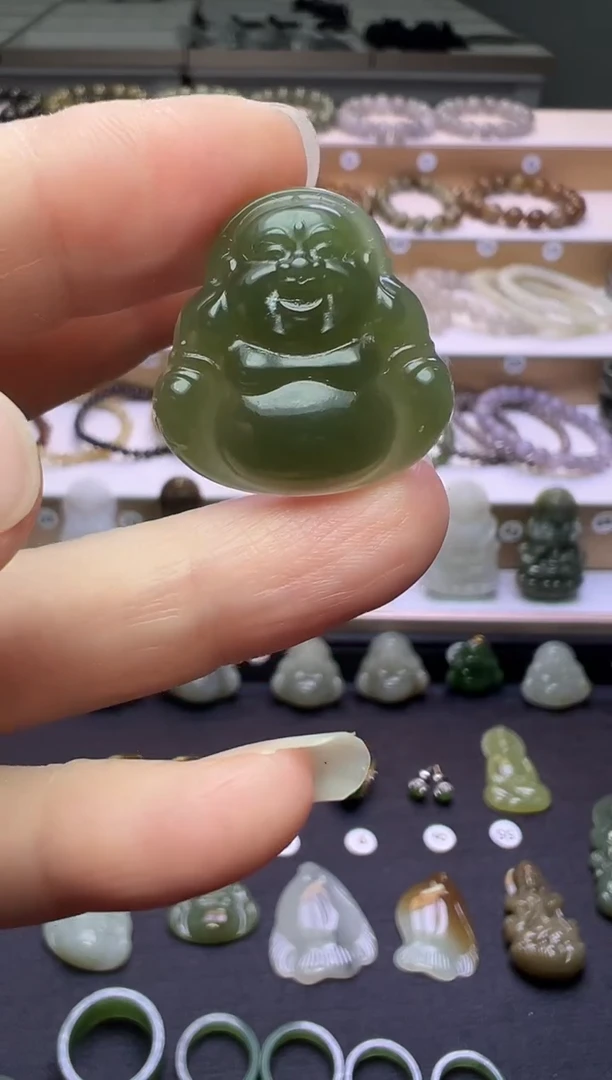 颈饰未镶嵌和田玉112号链接约卡25*25*6