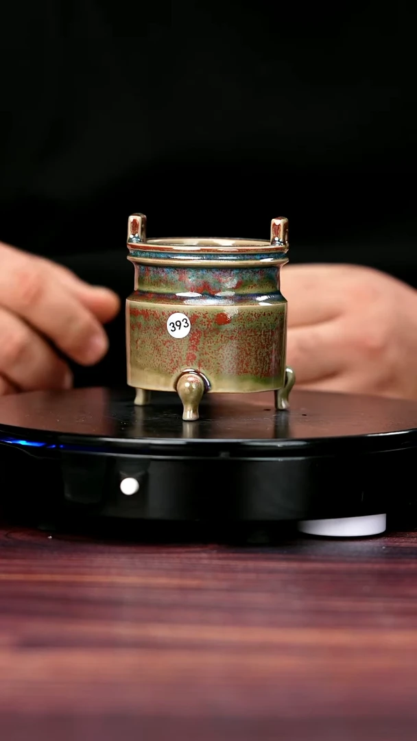 其他393#盼龙窑一级品原矿钧瓷马蹄圆炉