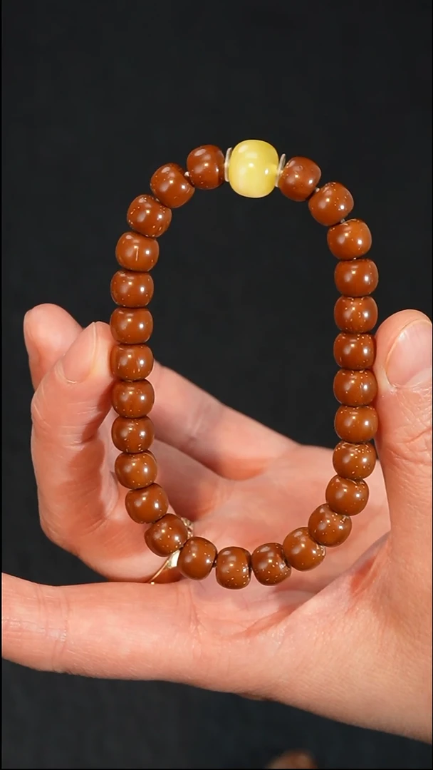 手串紫金鼠纯实心精工精配8*7mm