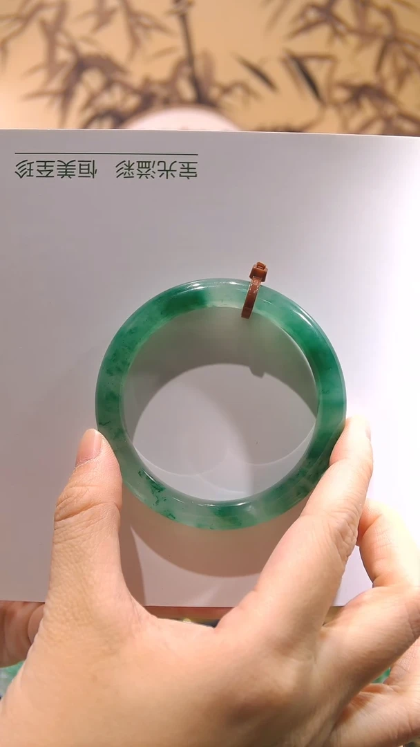 石英质玉（非洲翠）手镯未镶嵌新号开播福利 55