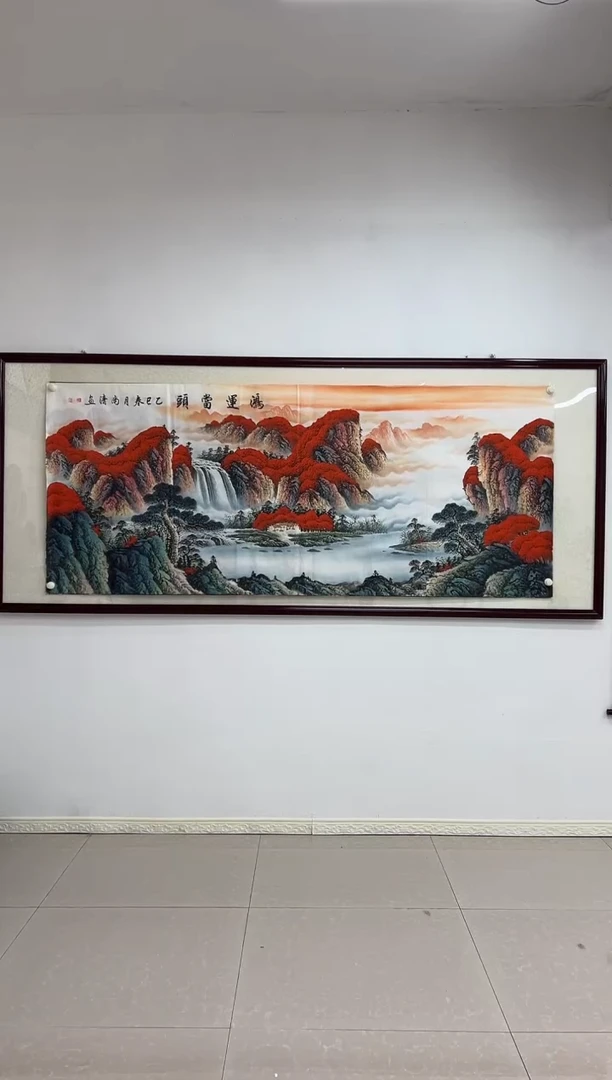 国画《鸿运当头》画芯未装裱240乘100