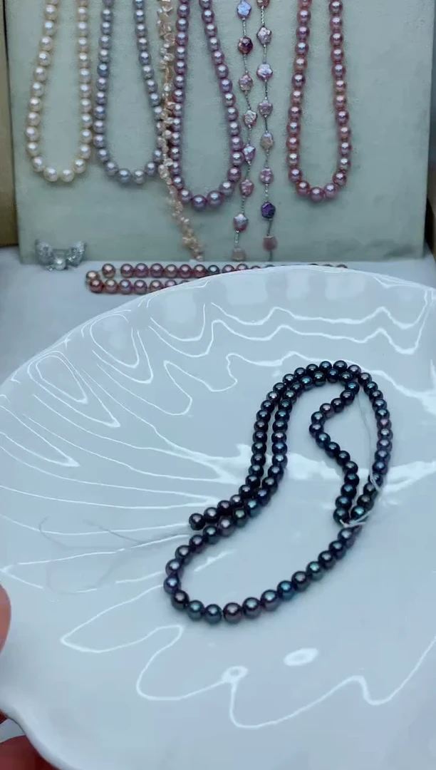 颈饰未镶嵌淡水珍珠踩****子多样性发其一【非无瑕】不做扣