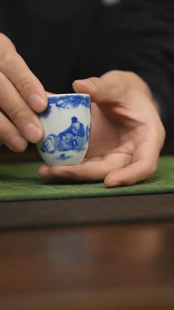 【闪购商品】杯柴窑青花破价福利