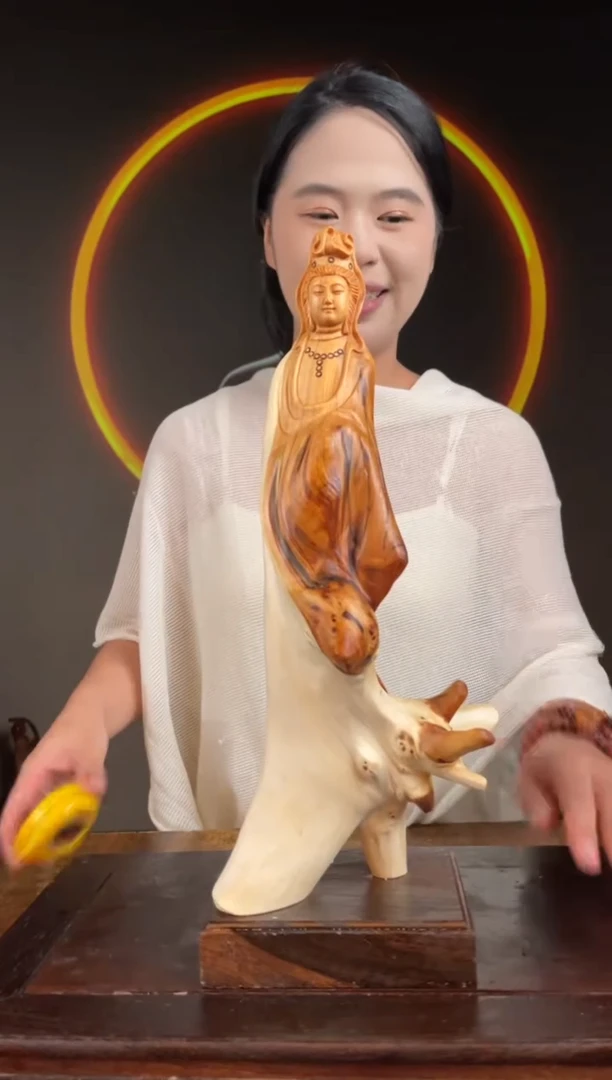 柏木（崖柏）手工摆件,先抢先得! 编号:201