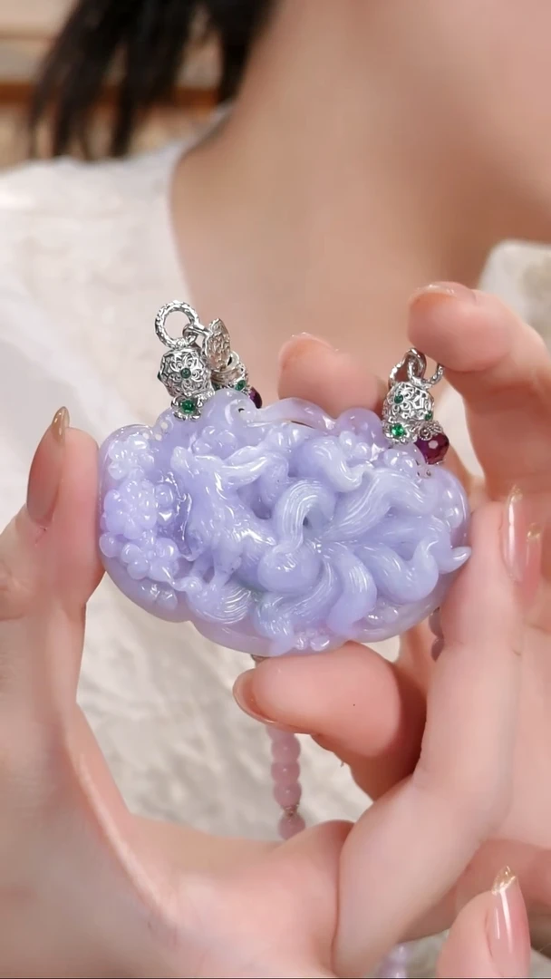 颈饰未镶嵌翡翠国风