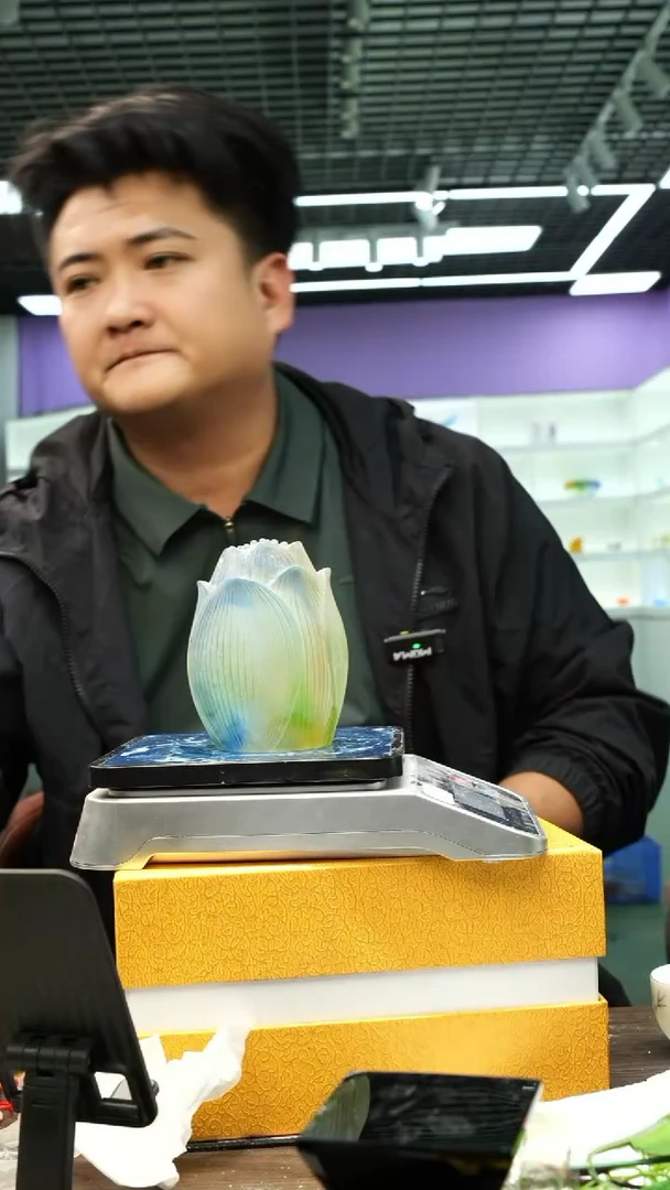 泥塑古法琉璃摆件