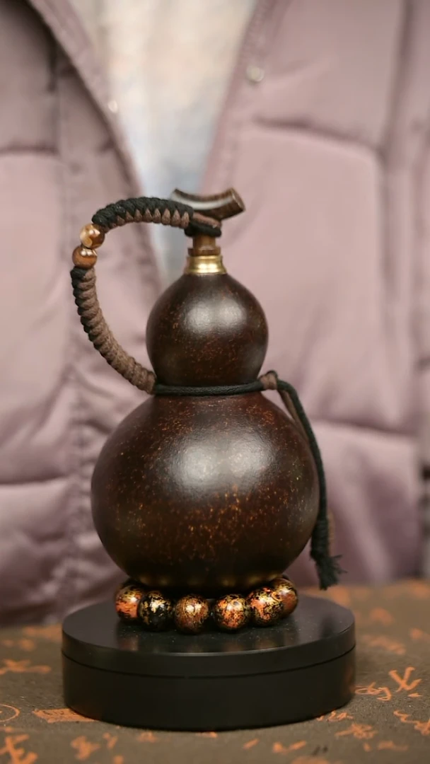 111号中药煮色 大漆葫芦水壶/酒壶 一物一拍