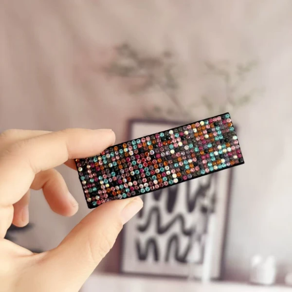 韩国东大门时尚闪闪气质侧边夹A12