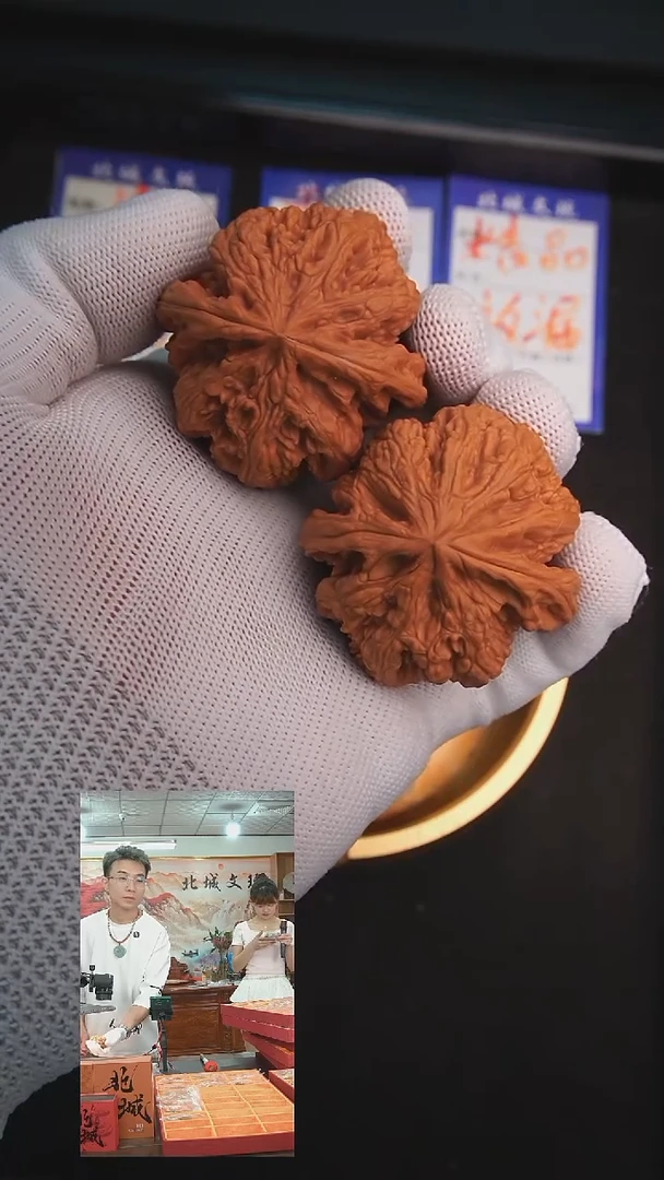 文玩核桃把件61号45大粗筋 全品已打底