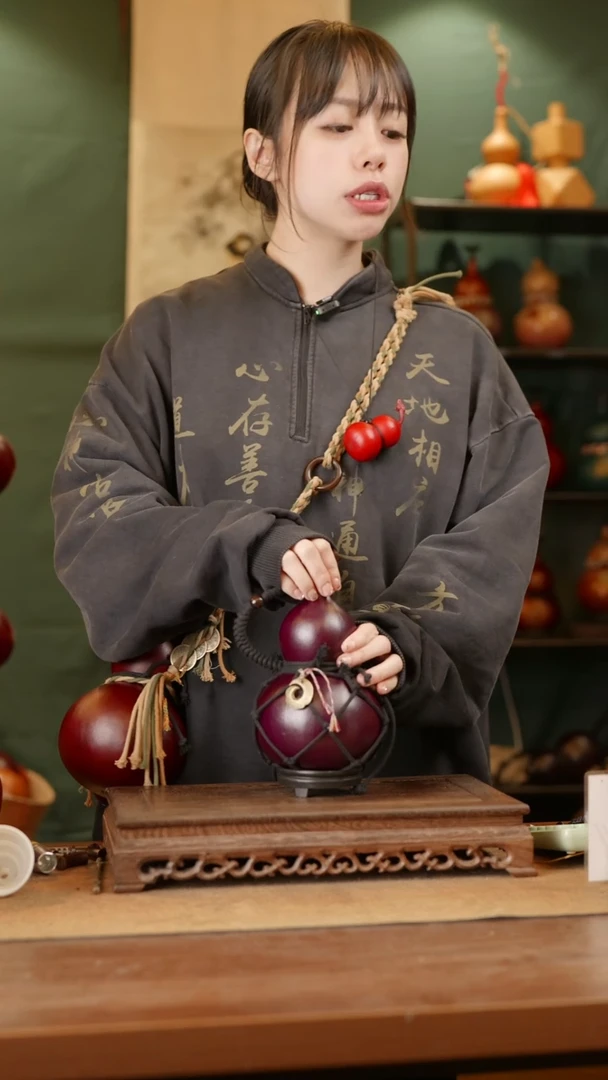 172号精品天然大漆酒葫芦一物一拍~