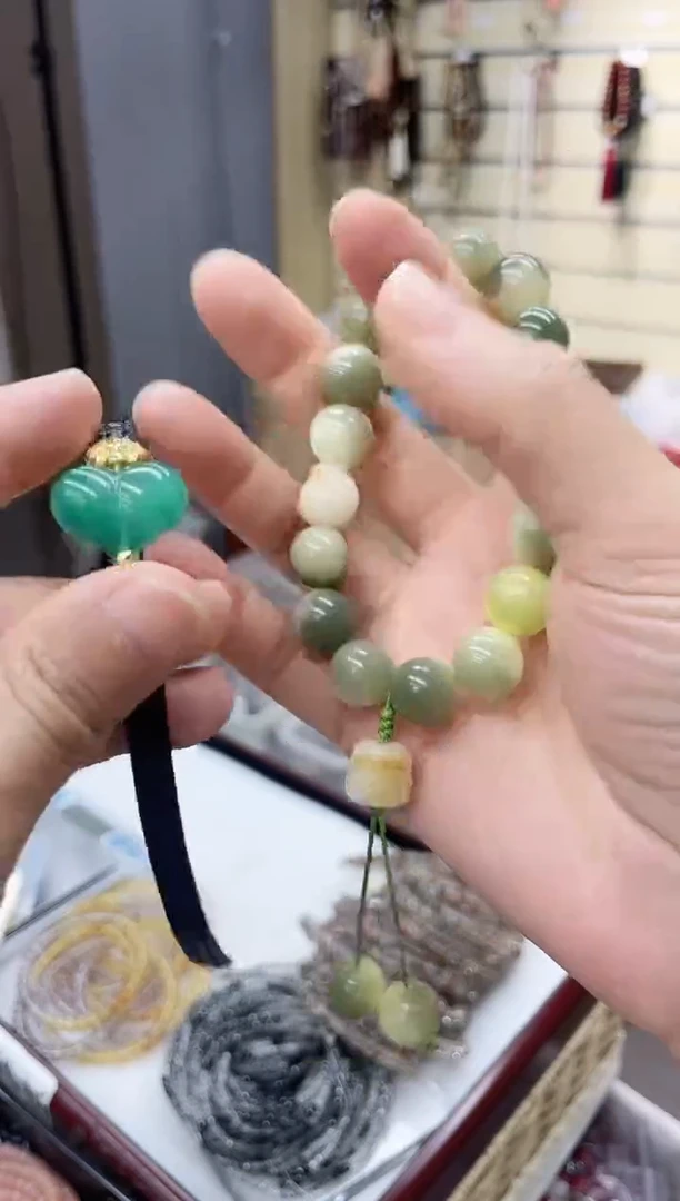 手串菩提根/象牙果爱心手镯