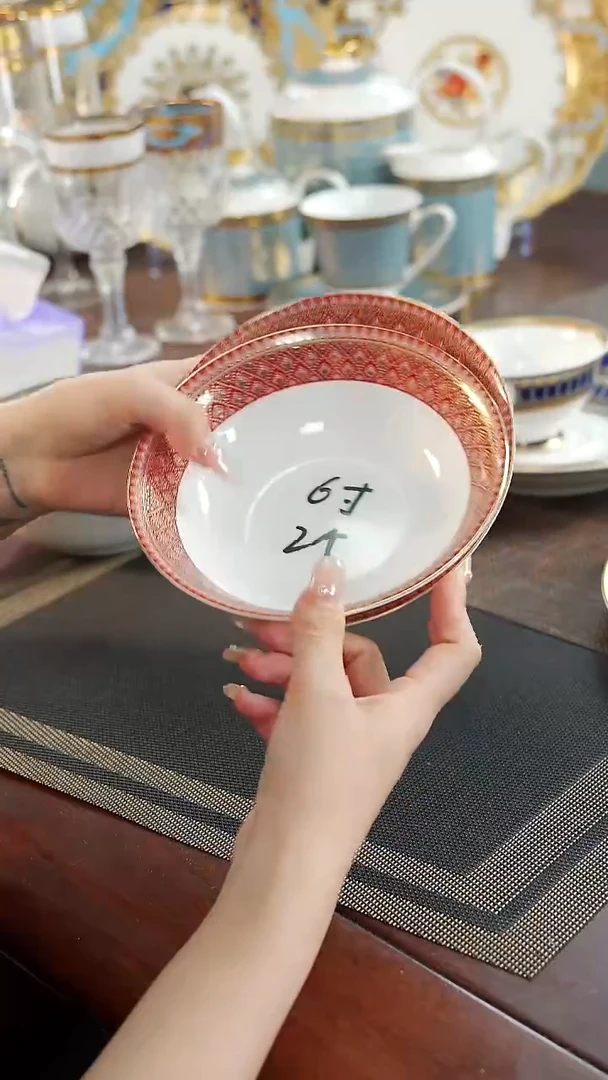 瓷片6英寸水果碗两个福利价