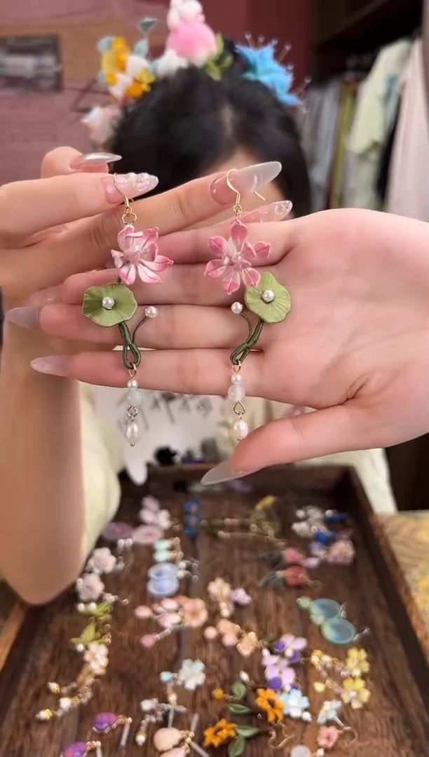 刺绣苏绣世家非遗手工（耳环）