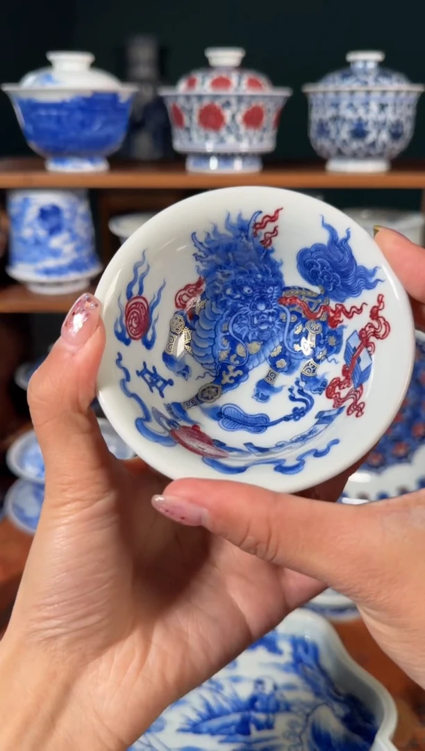 【闪购商品】杯永明尚玩麒麟压手杯