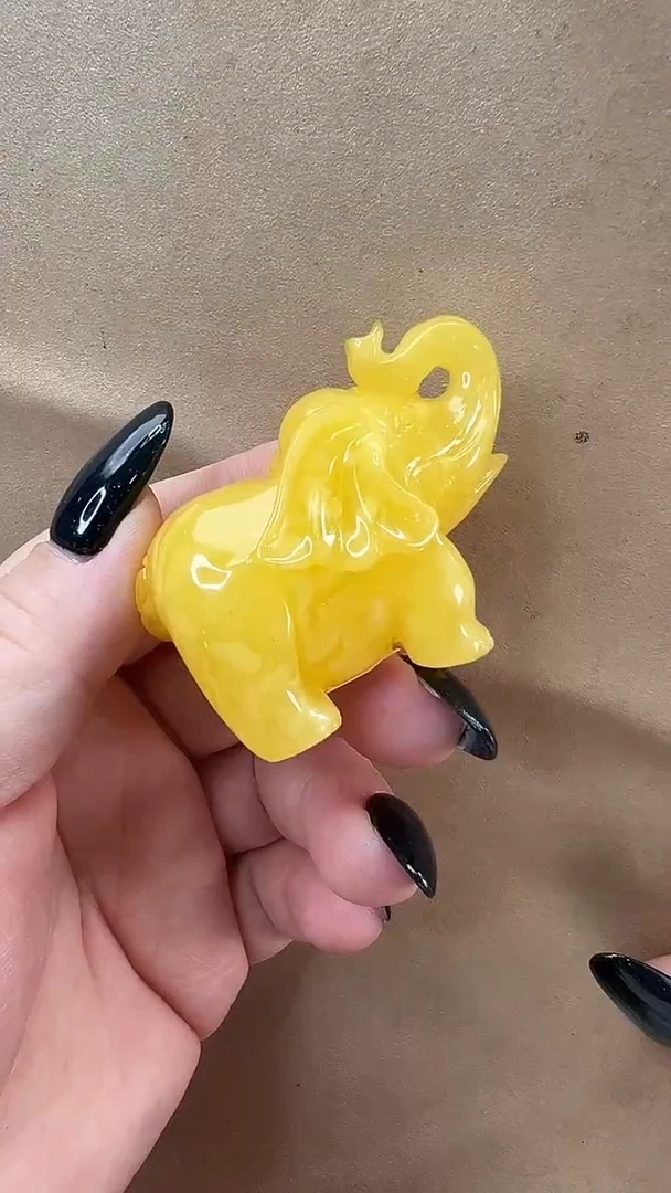 琥珀颈饰未镶嵌吊坠