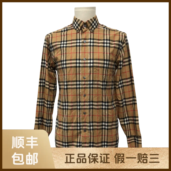 妃鱼/博柏利/棉/衬衫/95新/s零九一五
