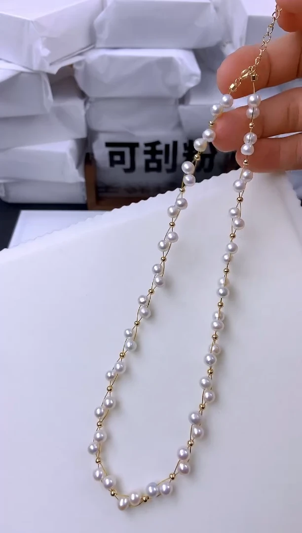 未镶嵌耳饰淡水珍珠ed1047