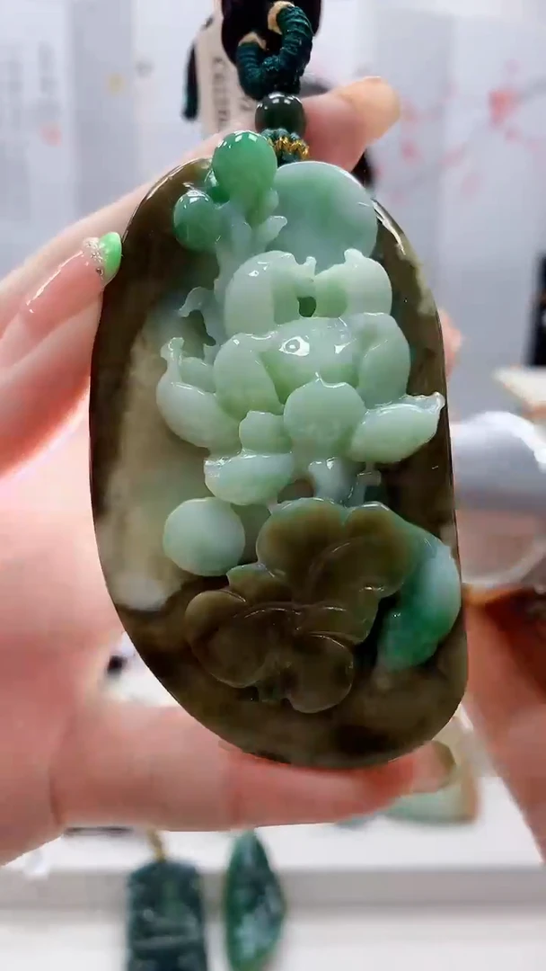 未镶嵌定制翡翠4812ry-毛货挂件6