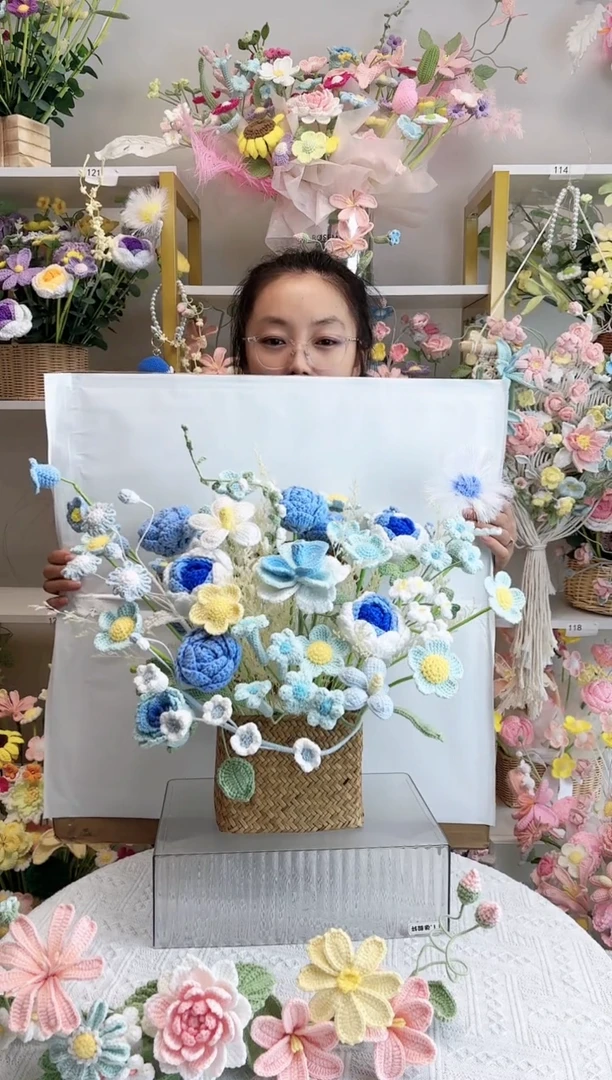 纯手工毛线花定制款