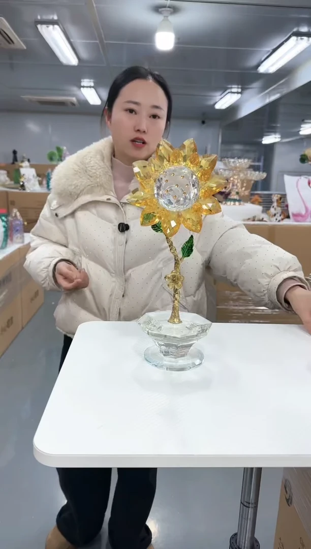 【闪购商品】玻璃金沃0023向日葵