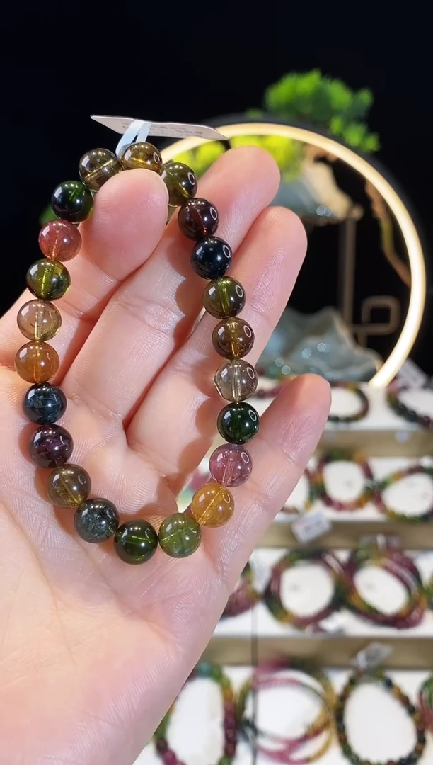 【闪购商品】碧玺手串未镶嵌G2610085素圈颜色微差