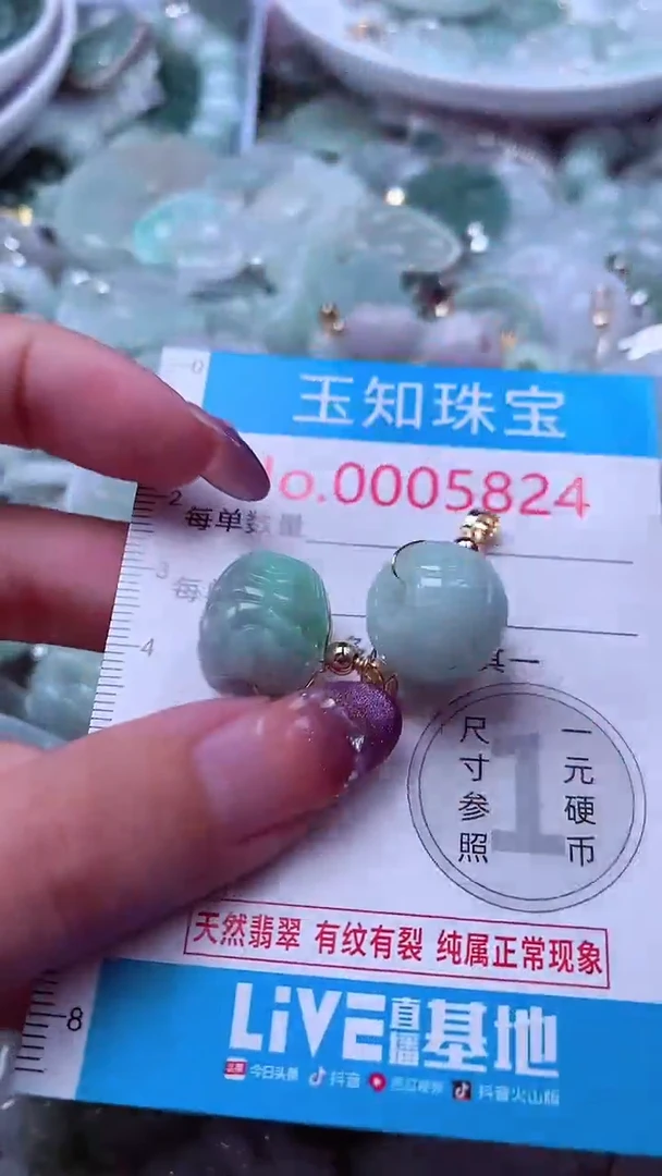 翡翠未镶嵌吊坠(不含链)5824