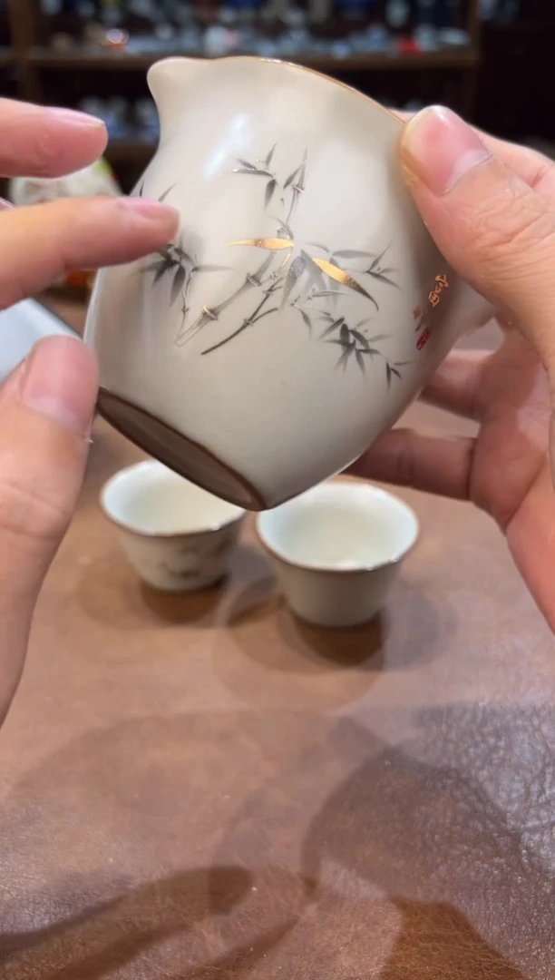 真的很便宜超好看会开片的旅行茶具