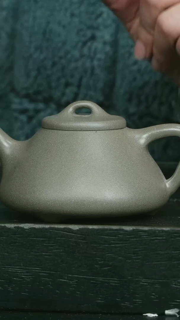 【闪购商品】紫砂茶壶蟹壳青光素子冶石瓢