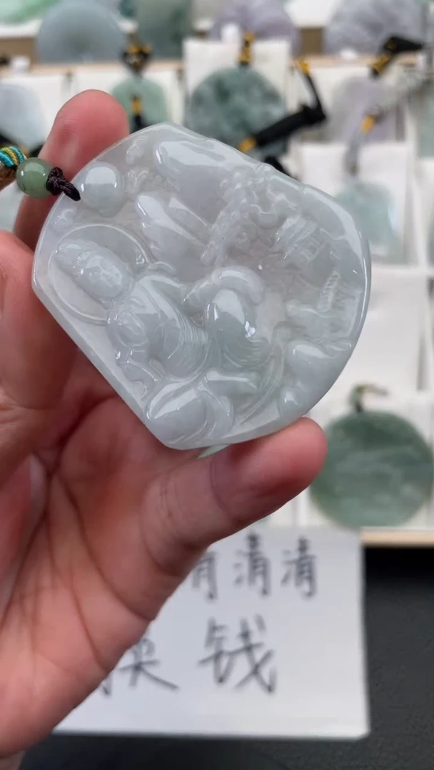 颈饰未镶嵌翡翠天然缅甸翡翠A货417