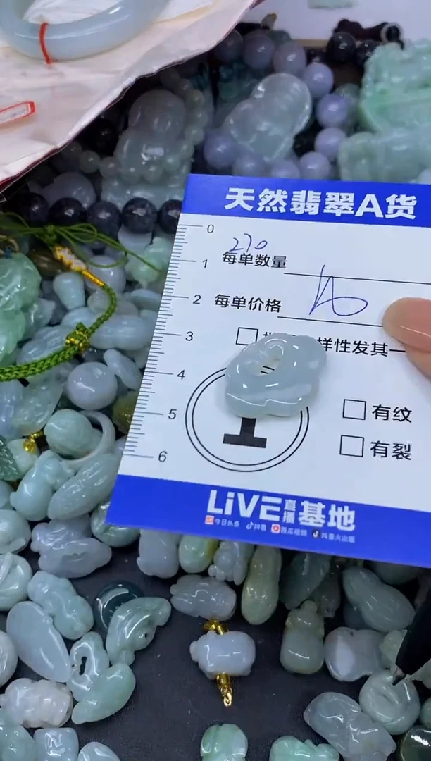 颈饰未镶嵌翡翠天然翡翠A货批量多样性发一件