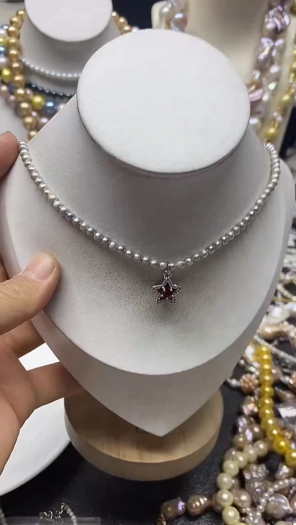 颈饰未镶嵌淡水珍珠多人