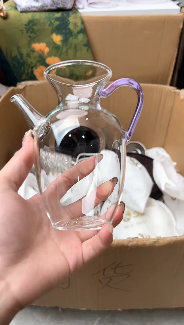 禾墨 仿宋执壶 浅紫色