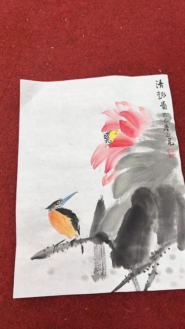 国画朱路军/国画/花鸟